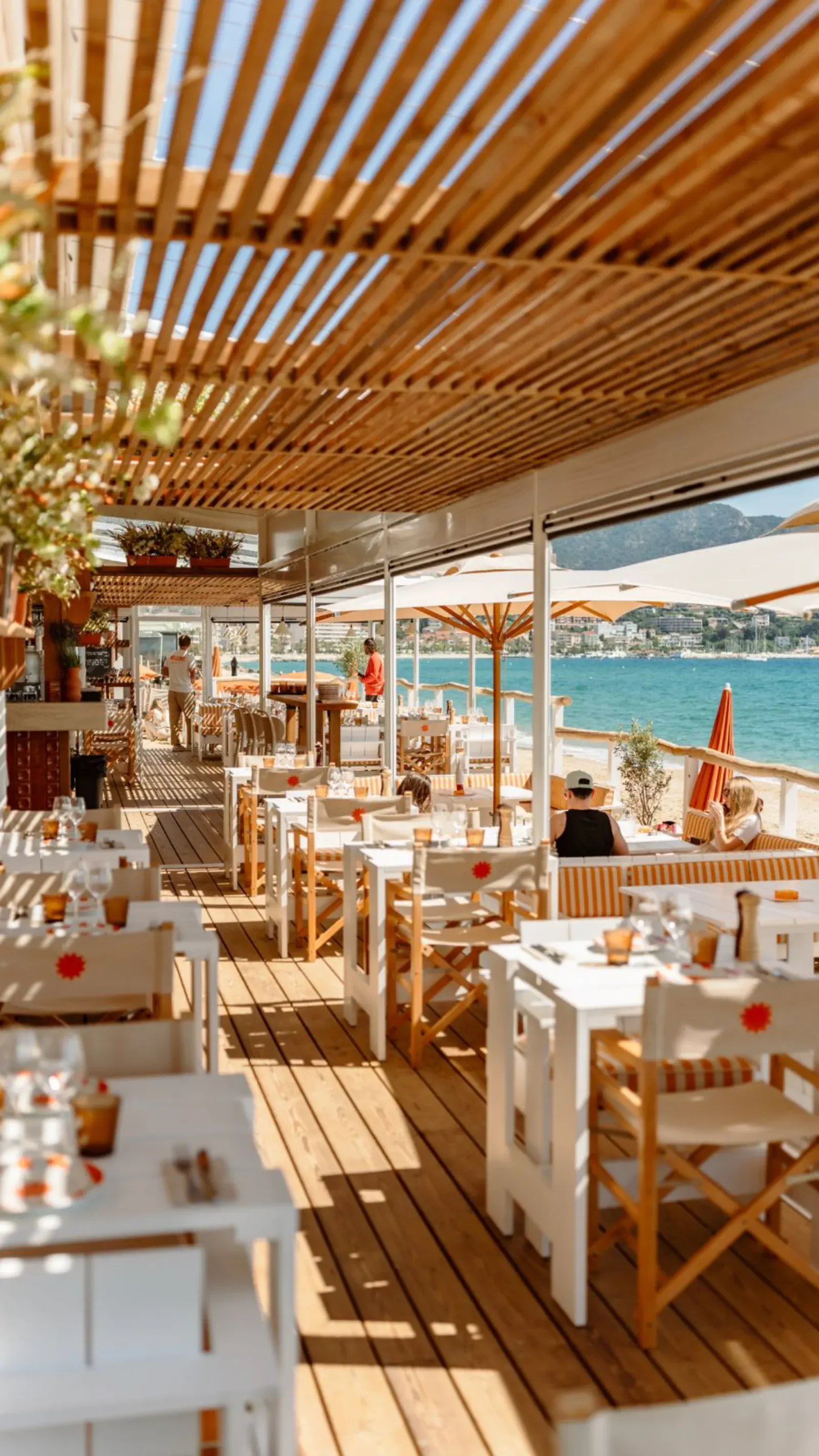 Restaurant en bord de mer au Lavandou